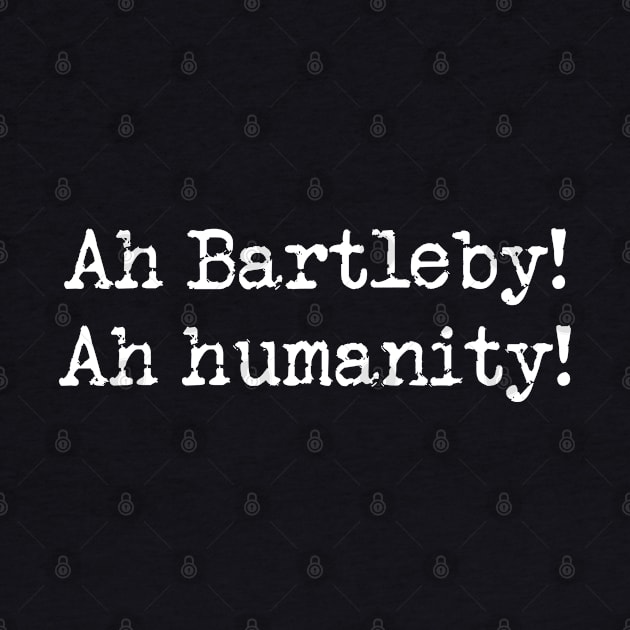 Herman Melville Bartleby the Scrivener Ending Literary by KierkegaardDesignStudio